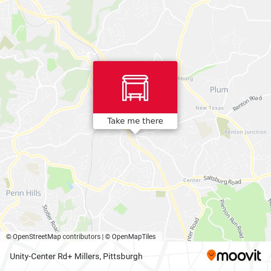 Mapa de Unity-Center Rd+ Millers