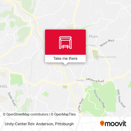 Unity-Center Rd+ Anderson map