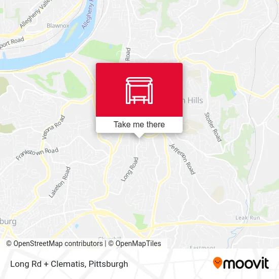 Long Rd + Clematis map