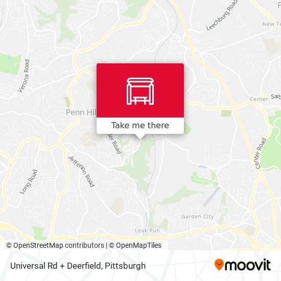Mapa de Universal Rd + Deerfield