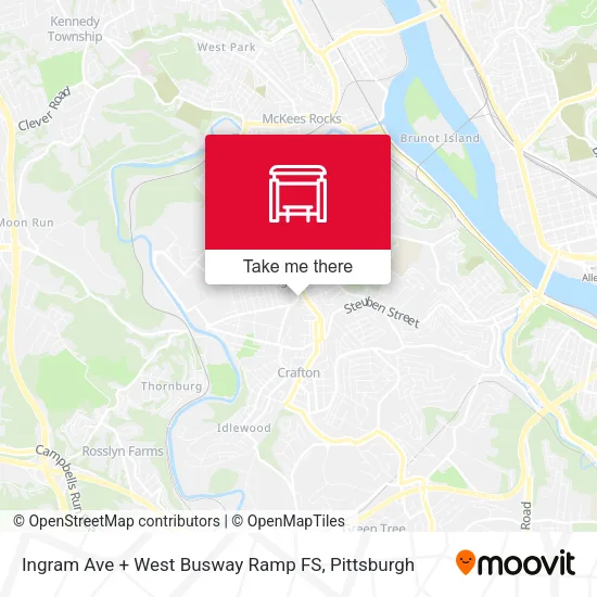 Ingram Ave + West Busway Ramp FS map