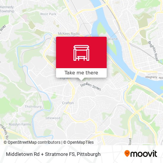 Middletown Rd + Stratmore FS map