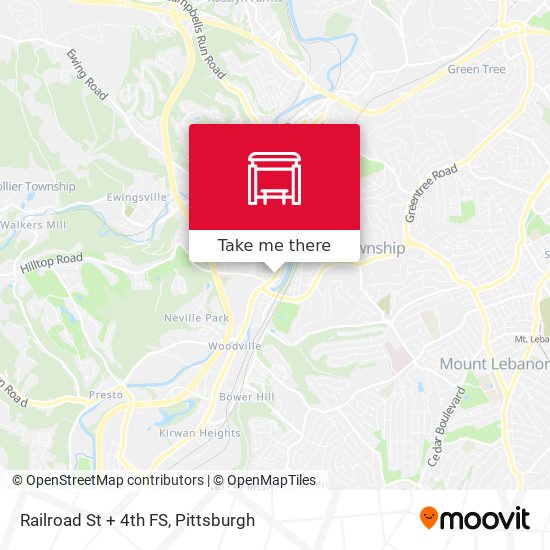 Mapa de Railroad St + 4th FS