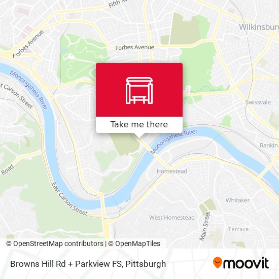 Mapa de Browns Hill Rd + Parkview FS