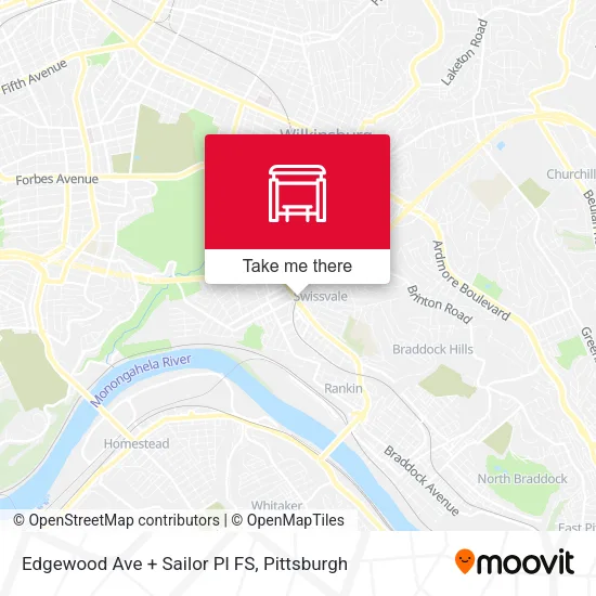 Mapa de Edgewood Ave + Sailor Pl FS