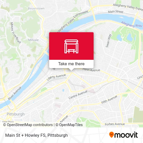 Main St + Howley FS map