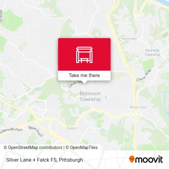 Silver Lane + Falck FS map