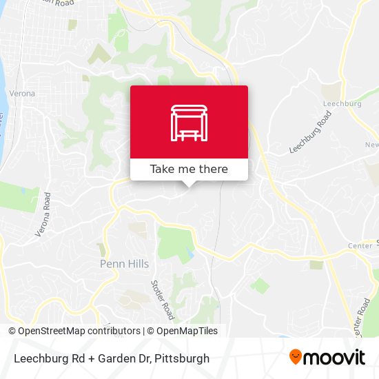 Mapa de Leechburg Rd + Garden Dr