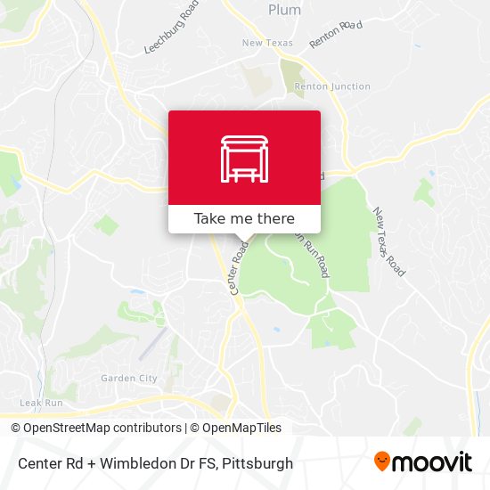 Center Rd + Wimbledon Dr FS map
