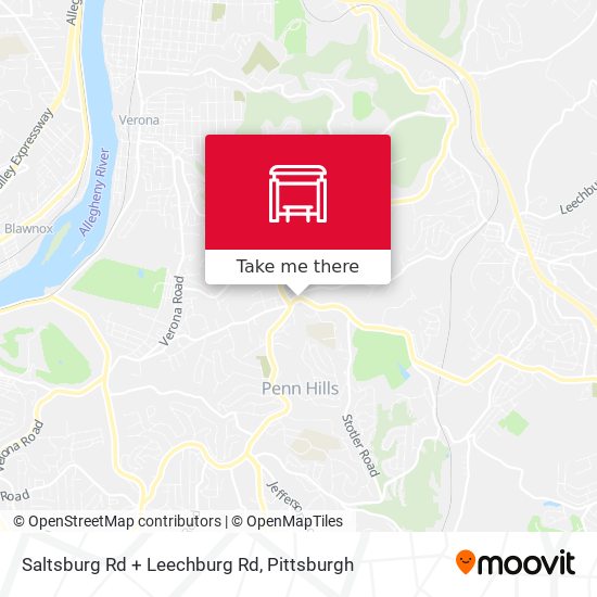 Mapa de Saltsburg Rd + Leechburg Rd