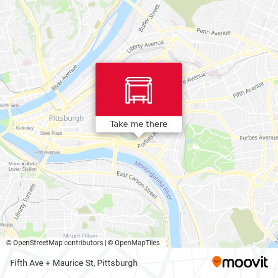 Fifth Ave + Maurice St map
