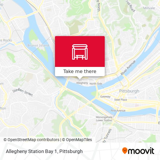 Allegheny Station Bay 1 map