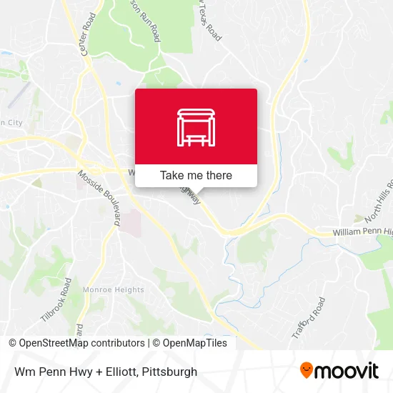 Mapa de Wm Penn Hwy + Elliott