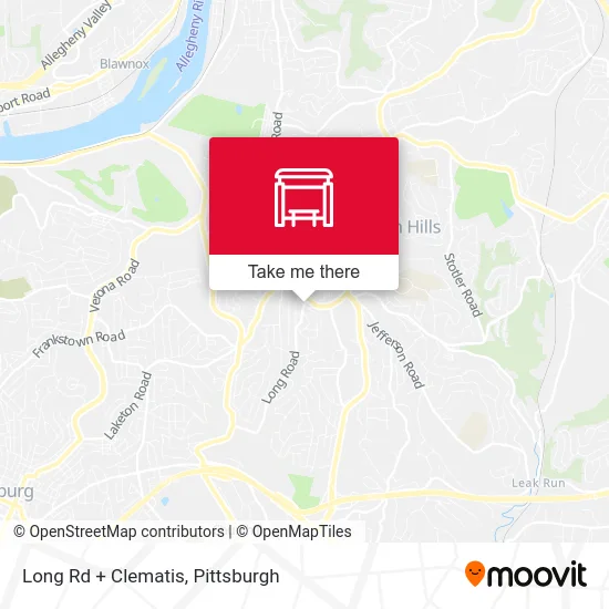 Long Rd + Clematis map