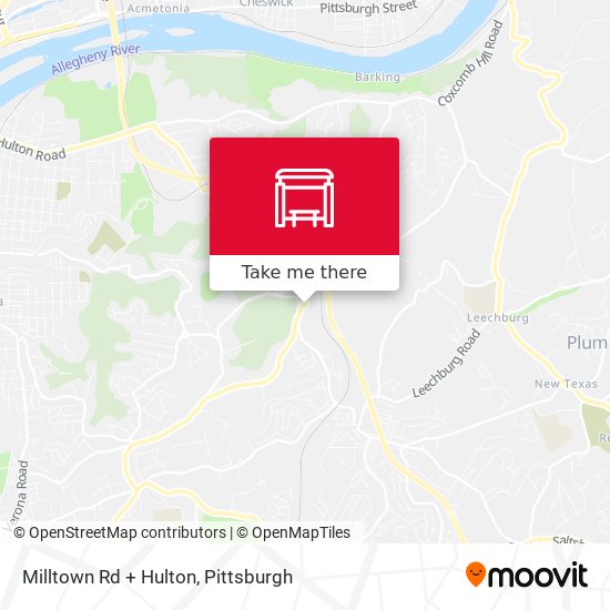 Milltown Rd + Hulton map
