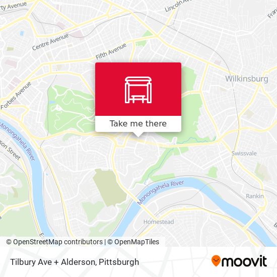 Tilbury Ave + Alderson map