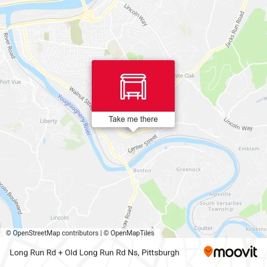 Long Run Rd + Old Long Run Rd Ns map