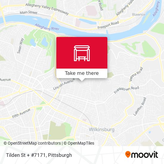 Mapa de Tilden St + #7171