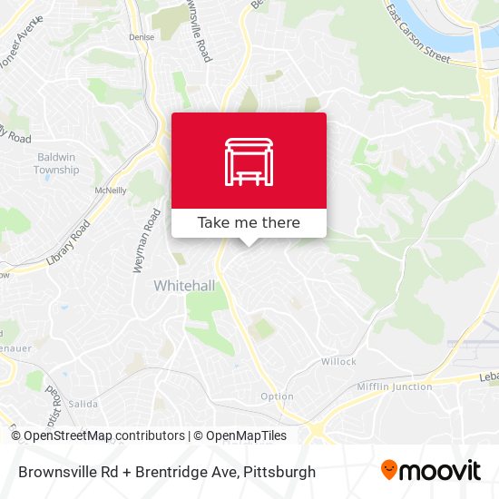 Mapa de Brownsville Rd + Brentridge Ave