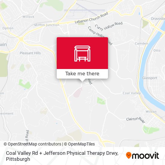 Mapa de Coal Valley Rd + Jefferson Physical Therapy Drwy