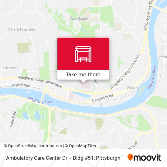Ambulatory Care Center Dr + Bldg #51 map