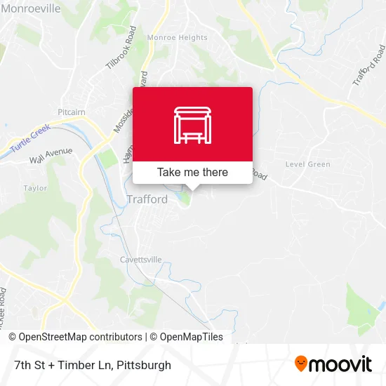 Mapa de 7th St + Timber Ln