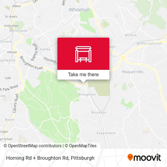 Mapa de Horning Rd + Broughton Rd