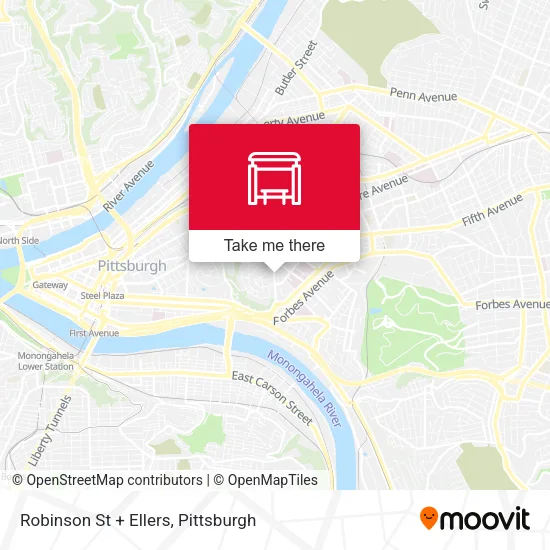 Mapa de Robinson St + Ellers