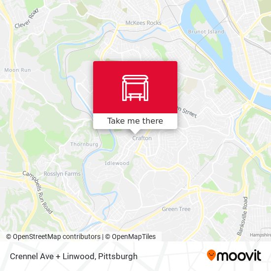Mapa de Crennel Ave + Linwood