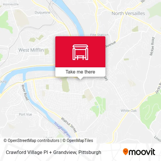 Mapa de Crawford Village Pl + Grandview