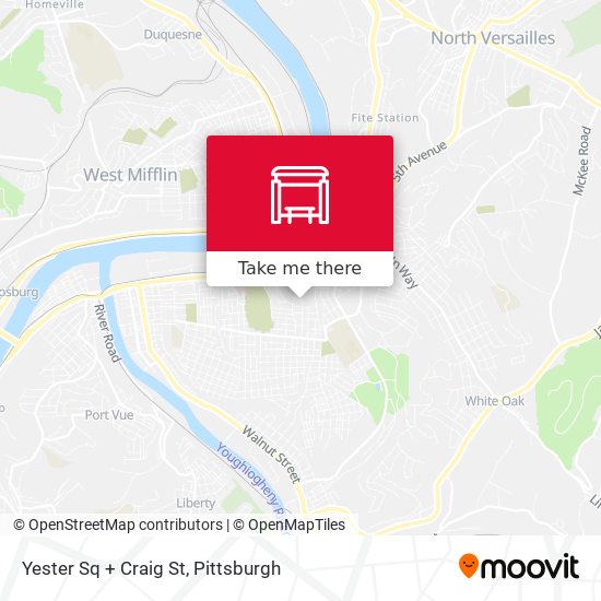 Mapa de Yester Sq + Craig St