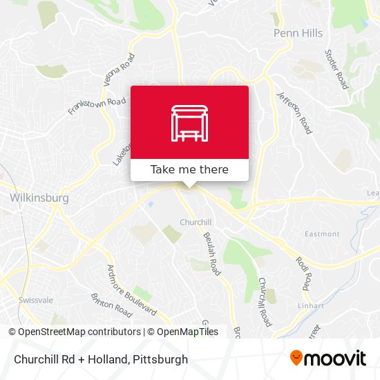 Mapa de Churchill Rd + Holland