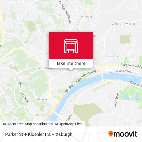 Mapa de Parker St + Kloehler FS
