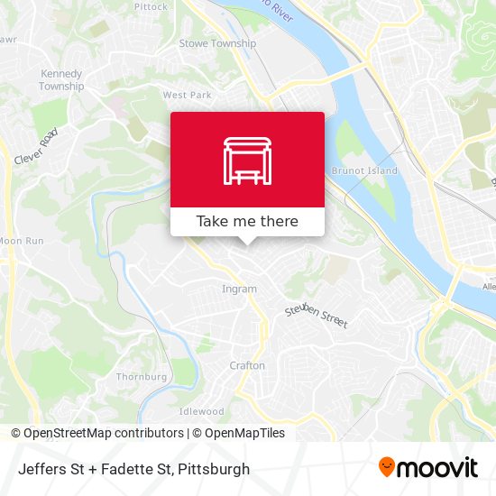 Mapa de Jeffers St + Fadette St