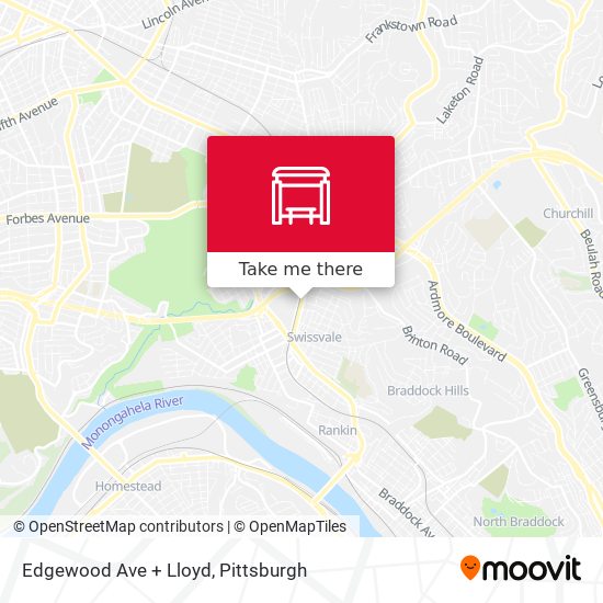 Edgewood Ave + Lloyd map