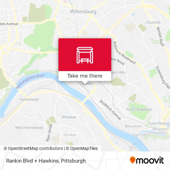 Mapa de Rankin Blvd + Hawkins