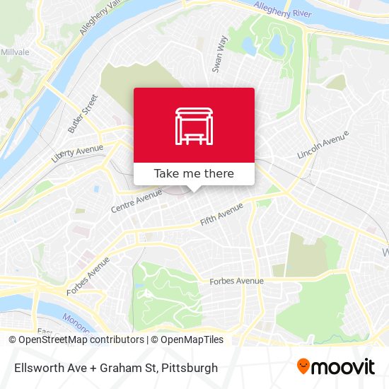 Mapa de Ellsworth Ave + Graham St