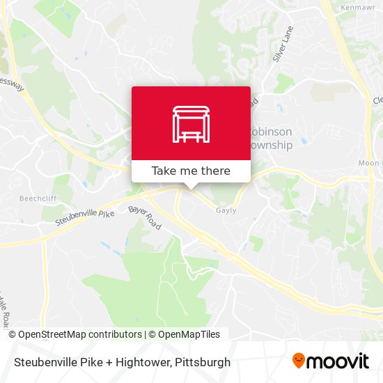 Mapa de Steubenville Pike + Hightower