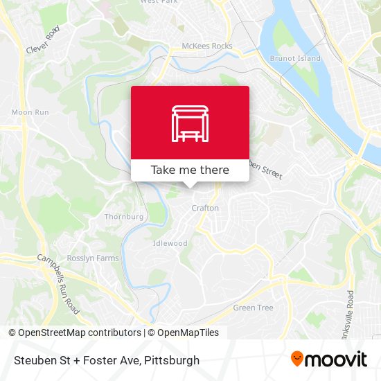 Mapa de Steuben St + Foster Ave