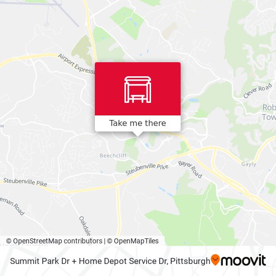 Summit Park Dr + Home Depot Service Dr map