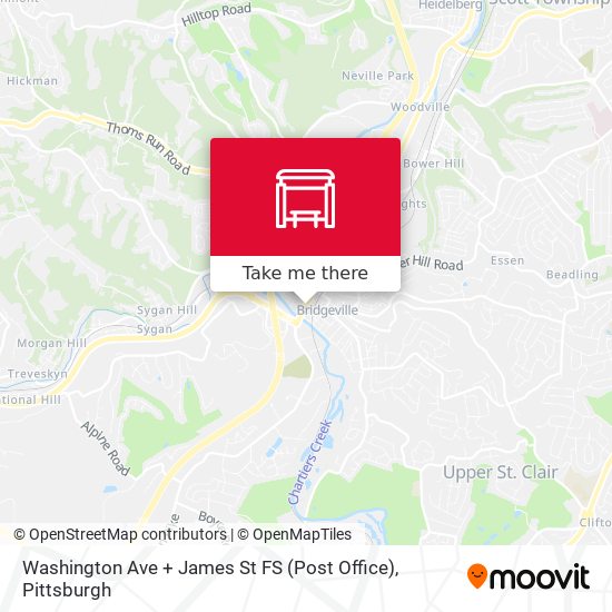 Mapa de Washington Ave + James St FS (Post Office)