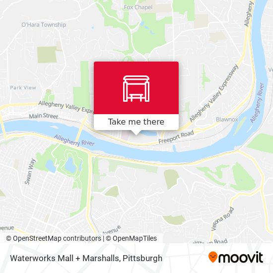 Waterworks Mall + Marshalls map