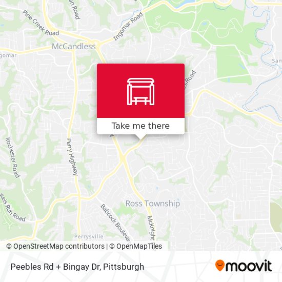 Peebles Rd + Bingay Dr map