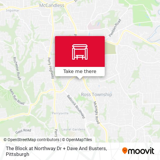 The Block at Northway Dr + Dave And Busters map