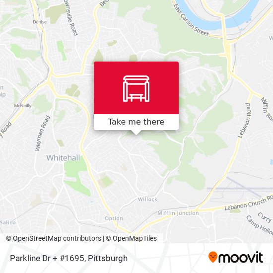 Mapa de Parkline Dr + #1695