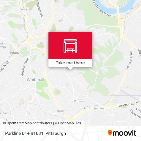 Mapa de Parkline Dr + #1631