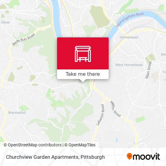 Mapa de Churchview Garden Apartments
