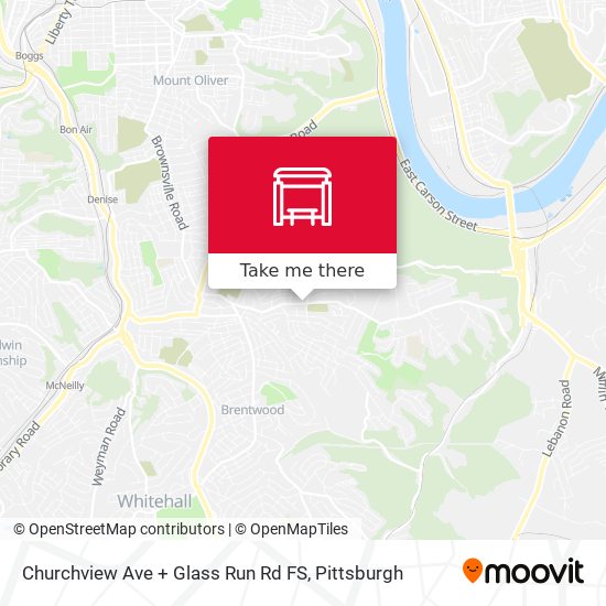 Mapa de Churchview Ave + Glass Run Rd FS