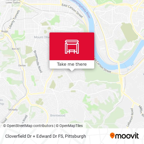 Cloverfield Dr + Edward Dr FS map