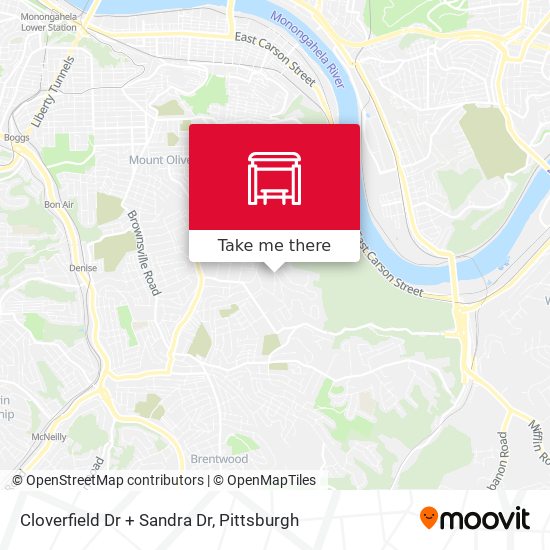 Mapa de Cloverfield Dr + Sandra Dr